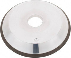 Tru-Maxx - 6" Diam, 1-1/4" Hole Size, 3" Overall Thickness, 120 Grit, Type 12V9, Tool & Cutter Grinding Wheel - Fine Grade, CBN - Industrial Tool & Supply