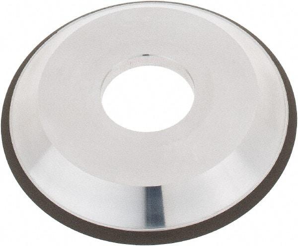 Tru-Maxx - 4" Diam, 1-1/4" Hole Size, 1" Overall Thickness, 180 Grit, Type 12V9, Tool & Cutter Grinding Wheel - Very Fine Grade, Diamond - Industrial Tool & Supply