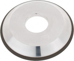 Tru-Maxx - 4" Diam, 1-1/4" Hole Size, 1" Overall Thickness, 180 Grit, Type 12V9, Tool & Cutter Grinding Wheel - Very Fine Grade, Diamond - Industrial Tool & Supply