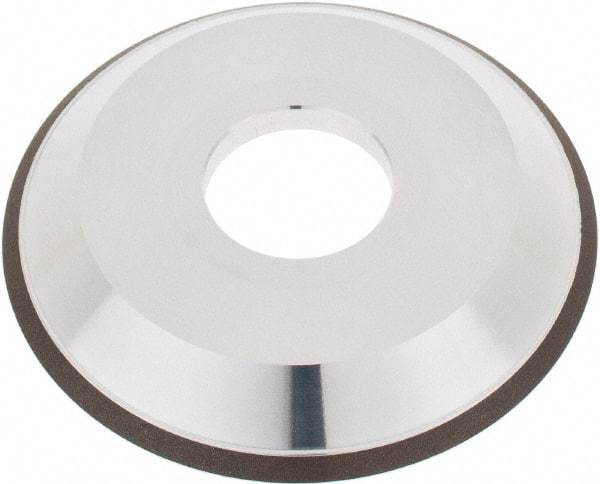 Tru-Maxx - 4" Diam, 1-1/4" Hole Size, 1" Overall Thickness, 120 Grit, Type 12V9, Tool & Cutter Grinding Wheel - Fine Grade, CBN - Industrial Tool & Supply