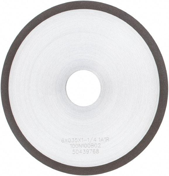 Tru-Maxx - 6" 100 Grit Diamond Cutoff Wheel - 0.035" Thick, 1-1/4" Arbor, Use with Angle Grinders - Industrial Tool & Supply