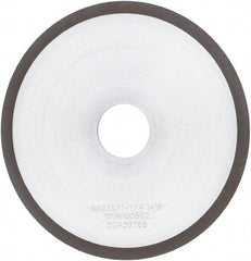 Tru-Maxx - 6" 100 Grit Diamond Cutoff Wheel - 0.035" Thick, 1-1/4" Arbor, Use with Angle Grinders - Industrial Tool & Supply