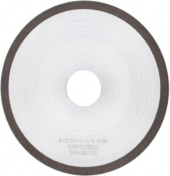 Tru-Maxx - 6" 100 Grit CBN Cutoff Wheel - 0.035" Thick, 1-1/4" Arbor, Use with Angle Grinders - Industrial Tool & Supply