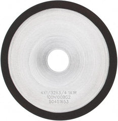 Tru-Maxx - 4" 100 Grit Diamond Cutoff Wheel - 1/32" Thick, 3/4" Arbor, Use with Angle Grinders - Industrial Tool & Supply