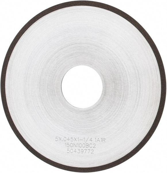 Tru-Maxx - 5" 150 Grit Diamond Cutoff Wheel - 0.045" Thick, 1-1/4" Arbor, Use with Angle Grinders - Industrial Tool & Supply