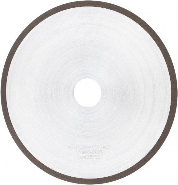 Tru-Maxx - 8" 120 Grit Diamond Cutoff Wheel - 0.045" Thick, 1-1/4" Arbor, Use with Angle Grinders - Industrial Tool & Supply