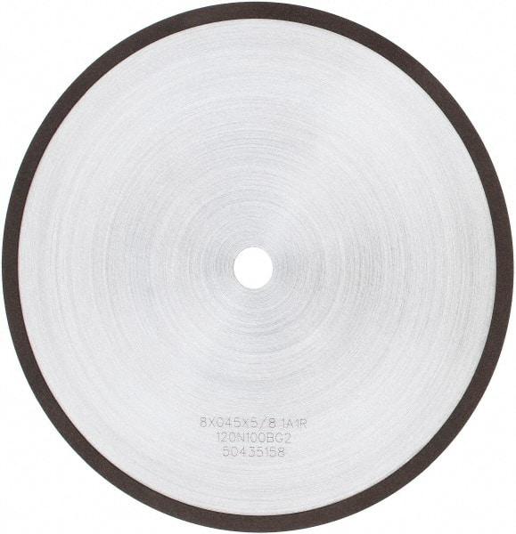 Tru-Maxx - 8" 120 Grit Diamond Cutoff Wheel - 0.045" Thick, 5/8" Arbor, Use with Angle Grinders - Industrial Tool & Supply