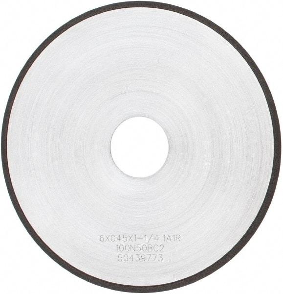 Tru-Maxx - 6" 100 Grit Diamond Cutoff Wheel - 0.045" Thick, 1-1/4" Arbor, Use with Angle Grinders - Industrial Tool & Supply