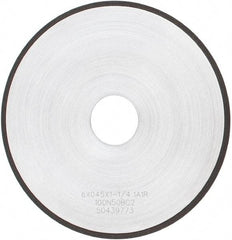 Tru-Maxx - 6" 100 Grit Diamond Cutoff Wheel - 0.045" Thick, 1-1/4" Arbor, Use with Angle Grinders - Industrial Tool & Supply