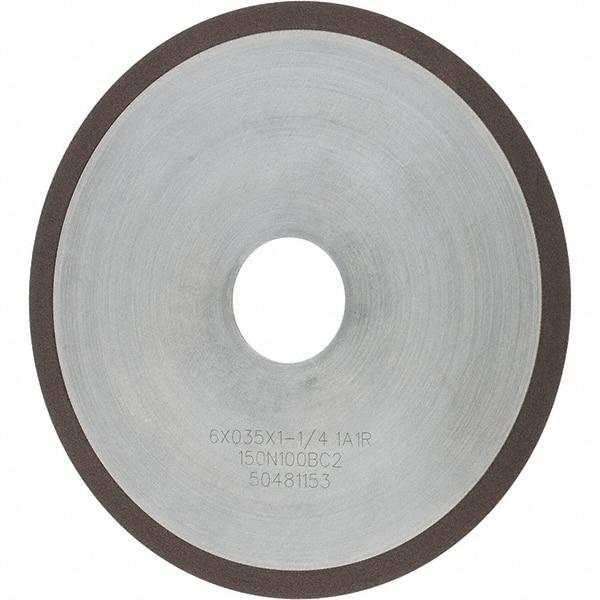 Tru-Maxx - 6" 150 Grit Diamond Cutoff Wheel - 0.035" Thick, 1-1/4" Arbor, Use with Angle Grinders - Industrial Tool & Supply