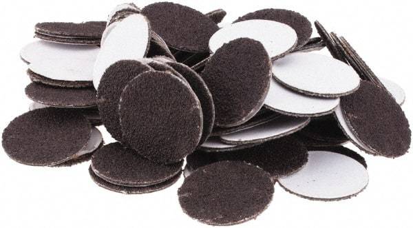 Tru-Maxx - 3/4" Diam, 120 Grit Aluminum Oxide Adhesive PSA Disc - Fine Grade, X Weighted Cloth Backing, For Right Angle/Vertical Shaft Portable Grinders - Industrial Tool & Supply