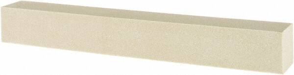 Tru-Maxx - 120 Grit Aluminum Oxide Square Polishing Stone - Fine Grade, 1" Wide x 8" Long x 1" Thick - Industrial Tool & Supply