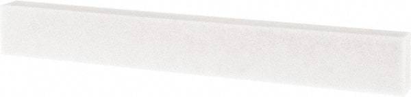 Tru-Maxx - 80 Grit Aluminum Oxide Rectangular Polishing Stone - Medium Grade, 1" Wide x 8" Long x 1/2" Thick - Industrial Tool & Supply
