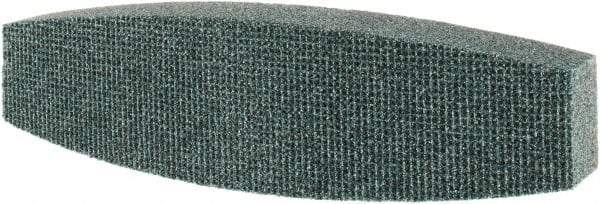 Tru-Maxx - 46 Grit Silicon Carbide Boat (Shape) Polishing Stone - Coarse Grade, 2-1/2" Wide x 9" Long x 1-1/2" Thick - Industrial Tool & Supply