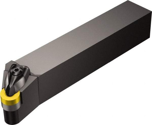 Sandvik Coromant - DRSNR/L, Right Hand Cut, 25mm Shank Height x 25mm Shank Width, Negative Rake Indexable Turning Toolholder - 150mm OAL, RNMG 12 04 00, RNMG 43 Insert Compatibility, Series T-Max P - Industrial Tool & Supply