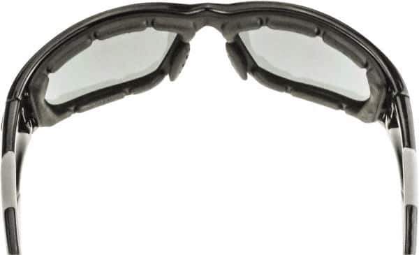 CrossFire - Indoor/Outdoor Lenses, Framed Safety Glasses - Anti-Fog, Gray Frame, Size Universal, Wrap Around - Industrial Tool & Supply
