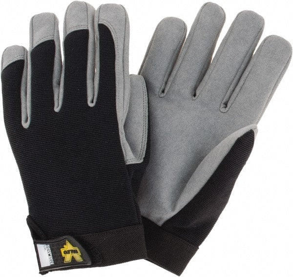 Valeo - Synthetic Leather/Polyester Work Gloves - - Industrial Tool & Supply