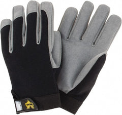 Valeo - Synthetic Leather/Polyester Work Gloves - - Industrial Tool & Supply