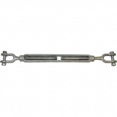 CM - 15,200 Lb Load Limit, 1-1/4" Thread Diam, 18" Take Up, Forged Steel Turnbuckle Body Turnbuckle - Industrial Tool & Supply