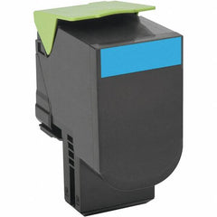 Lexmark - Cyan Toner Cartridge - Use with Lexmark CX510DE, CX510DHE, CX510DTHE - Industrial Tool & Supply