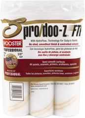 Wooster Brush - 3/8" Nap, 9" Wide Paint Roller - Medium Texture, Woven - Industrial Tool & Supply