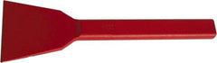 Osca - 9" OAL x 2" Blade Width Brick Chisel - Forged Steel Handle - Industrial Tool & Supply