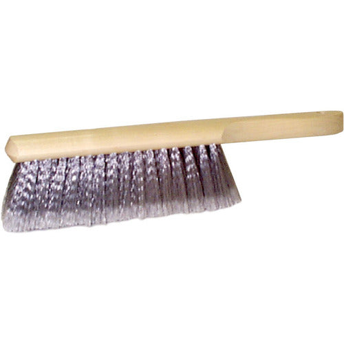 8″ Counter Duster, Flagged Silver Polystyrene Fill, Fine Brushing - Industrial Tool & Supply