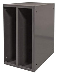 Durham - 1 Shelf, Gray Hydraulic Hose Cabinet - 25" Wide x 25" High x 15" Deep, Steel - Industrial Tool & Supply