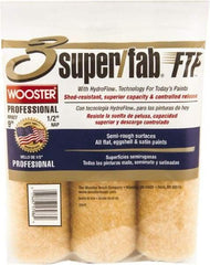 Wooster Brush - 1/2" Nap, 9" Wide Paint Roller - Semi-Rough Texture, Knitted - Industrial Tool & Supply