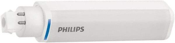 Philips - 8 Watt LED Commercial/Industrial 4 Pin Lamp - 3,000°K Color Temp, 900 Lumens, 120, 270, 347 Volts, Plug-in-Horizontal, 40,000 hr Avg Life - Industrial Tool & Supply