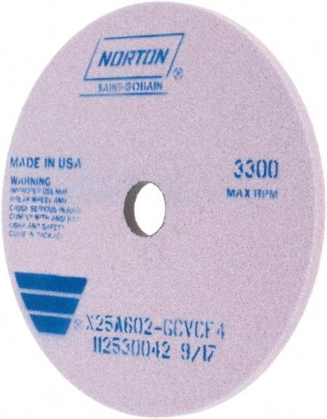 Norton - 250mm x 32mm Hole x 10mm Thick, G Hardness, 60 Grit Surface Grinding Wheel - Aluminum Oxide, Type 1 - Industrial Tool & Supply