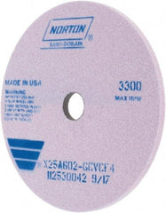 Norton - 250mm x 32mm Hole x 10mm Thick, G Hardness, 60 Grit Surface Grinding Wheel - Aluminum Oxide, Type 1 - Industrial Tool & Supply