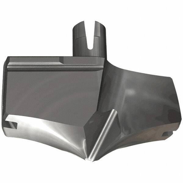 Iscar - Series HFP-IQ, 33.3mm Diam Grade IC908 Replaceable Drill Tip - Carbide, TiAlN/TiN Finish, 34 Seat Size - Industrial Tool & Supply