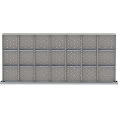 LISTA - 21-Compartment Drawer Divider Layout for 3.15" High Drawers - Industrial Tool & Supply