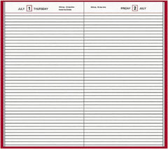 AT-A-GLANCE - 200 Sheet, 7-11/16 x 12-1/8", Composition Book - Red - Industrial Tool & Supply