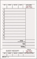 Adams Business Forms - 250 Sheet, 7-1/4 x 4-1/4", Guest Book - White - Industrial Tool & Supply