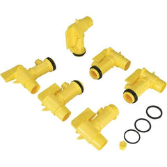 Vestil - 2" NPT Plastic Adjustable Drum Faucet - 9" Long Extension - Industrial Tool & Supply