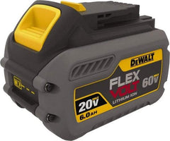 DeWALT - 60 Volt Lithium-Ion Power Tool Battery - 6 Ahr Capacity, 2 hr Charge Time, Series 20/60 FLEXVOLT - Industrial Tool & Supply