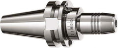 Schunk - CAT50 Taper Shank, 3/8" Hole Diam, Hydraulic Tool Holder/Chuck - 26.7mm Nose Diam, 101.6mm Projection, 29.1mm Clamp Depth, 25,000 RPM, Through Coolant - Exact Industrial Supply