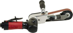 Chicago Pneumatic - 1 x 18 Inch, 22,000 RPM Air Belt Sander - 0.75 Hp, 1/4 Inch Inlet, 7.95 CFM Air Consumption, Rear Exhaust - Industrial Tool & Supply