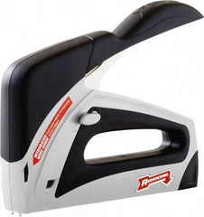 Arrow - Manual Staple Gun - 150 Lb Capacity, Gray & Black, Aluminum Body - Industrial Tool & Supply