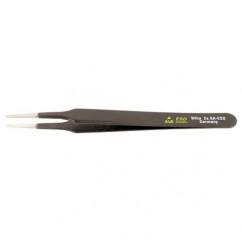 2A SA FLAT ROUND TWEEZERS - Industrial Tool & Supply