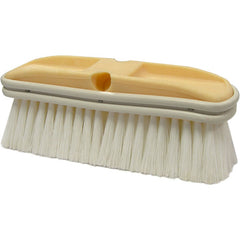 9 1/2″ × 2 3/4″ - Flagged White Polystyrene Truck Wash Industrial Hand Brush - Industrial Tool & Supply