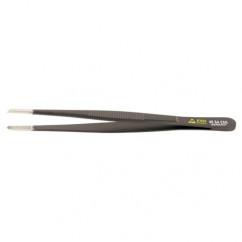 UNIV BLUNT SERR TWEEZERS - Industrial Tool & Supply