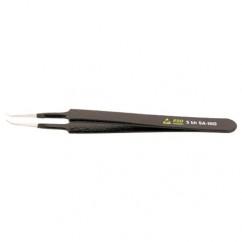 EXTRA FINE 30 DEG BENT TWEEZERS - Industrial Tool & Supply