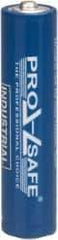 PRO-SAFE - Size AAA, Alkaline, Standard Battery - 1.5 Volts, Flat Terminal, LR03 - Industrial Tool & Supply