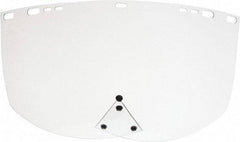 Jackson Safety - Clear Acetate Face Shield - 9" High x 19" Wide x 1.01mm Thick, Compatible with Jackson 170-B Headgear - Industrial Tool & Supply