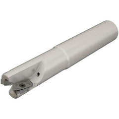Iscar - 25mm Cut Diam, 13.5mm Max Depth of Cut, 25mm Shank Diam, 140mm OAL, Indexable Square Shoulder End Mill - HM90 AXCR 1505.. Inserts, Cylindrical Shank, 90° Lead Angle, Through Coolant, Series Helialu - Industrial Tool & Supply