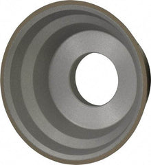 Norton - 3-3/4" Diam, 1-1/4" Hole Size, 1-1/2" Overall Thickness, 320 Grit, Type 11 Tool & Cutter Grinding Wheel - Extra Fine Grade, Diamond, R Hardness, Resinoid Bond - Industrial Tool & Supply