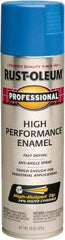 Rust-Oleum - Safety Blue, Gloss, Rust Proof Enamel Spray Paint - 14 Sq Ft per Can, 15 oz Container, Use on Multipurpose - Industrial Tool & Supply